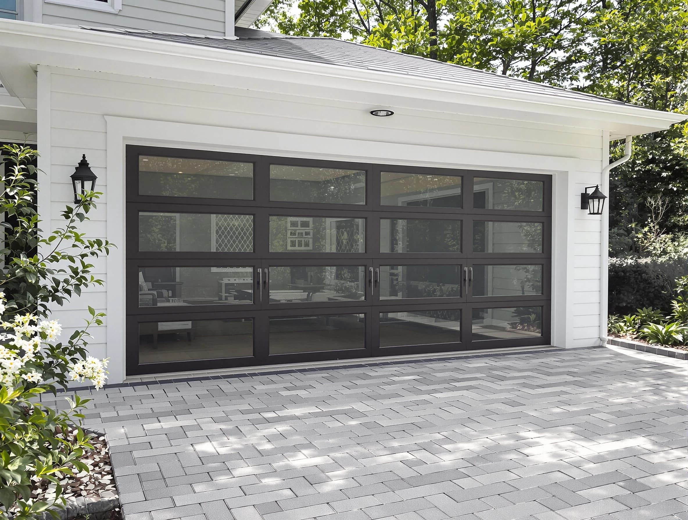 Greensburg Garage Door Repair design specialist presenting custom garage door options to Greensburg homeowner