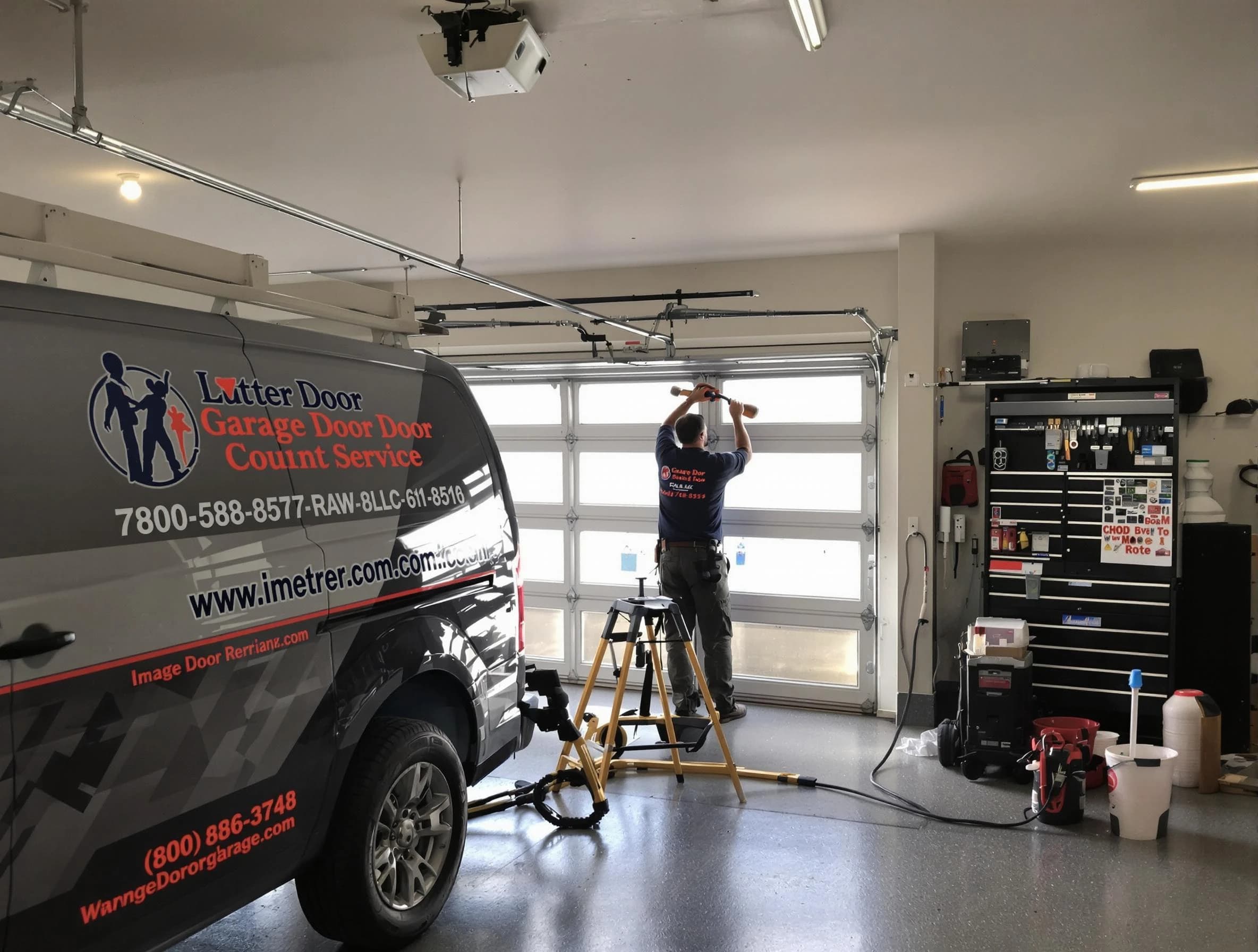 Greensburg Garage Door Repair rapid response team performing same-day repair in Greensburg