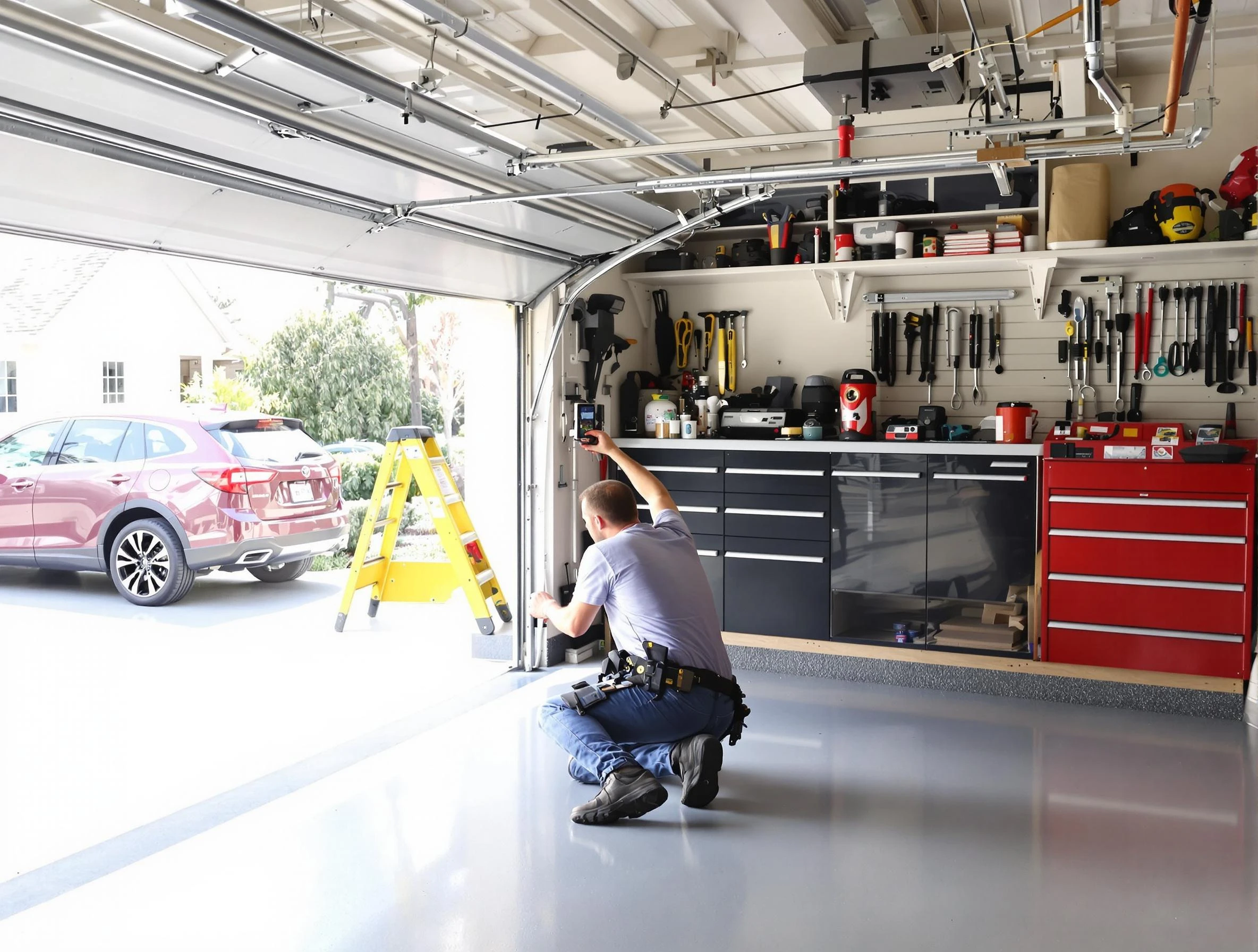 Local garage door repair service by Greensburg Garage Door Repair in Greensburg